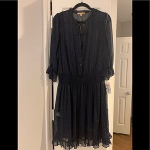 Navy dress dot NWT